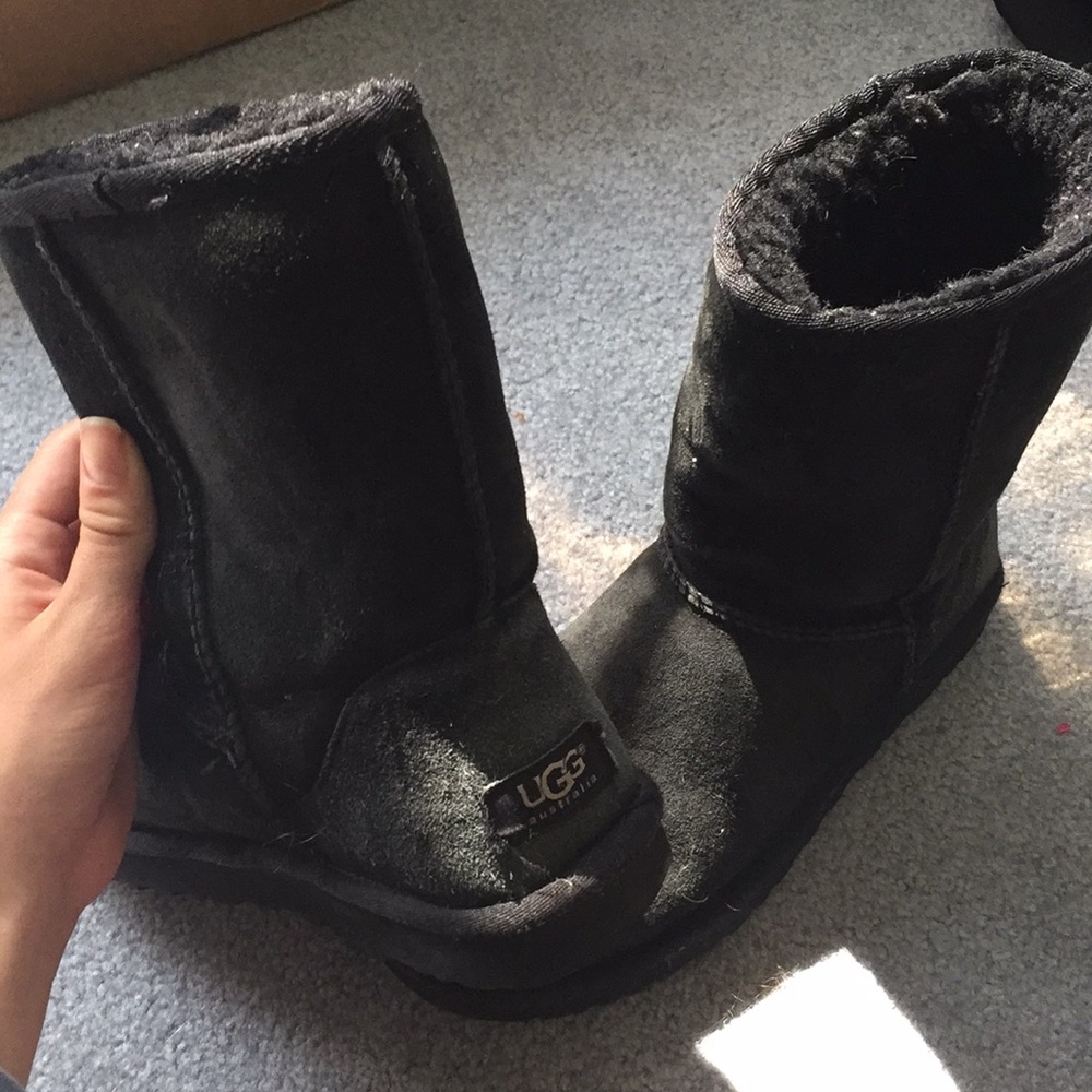 Black UGG boots